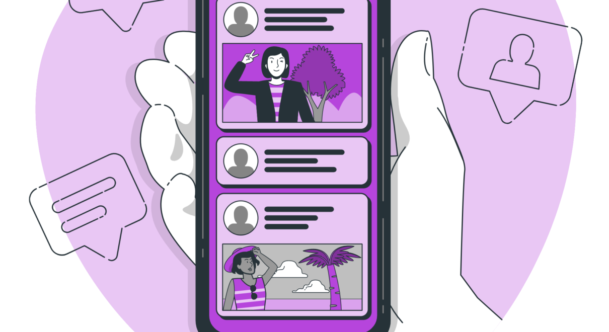manage social networks for a company